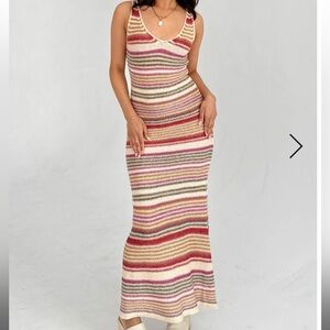 NWT Grey Bandit Crochet Maxi Dress - Allina